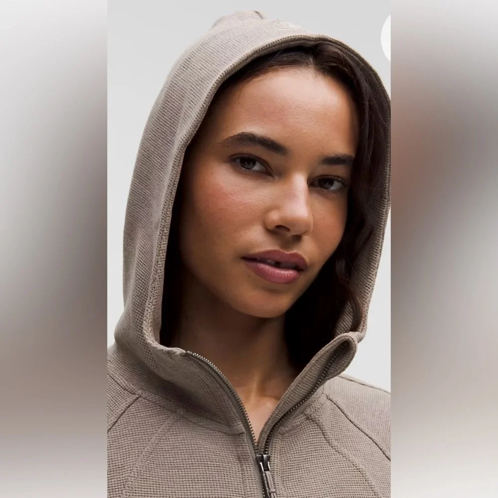 lululemon Scuba waffle Mid Rise Wide-Leg Pant & Jacket - Picture 3 of 16